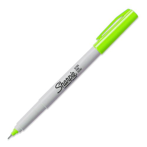 Sharpie Permanent Marker Pen Ultra Fine Tip Lime