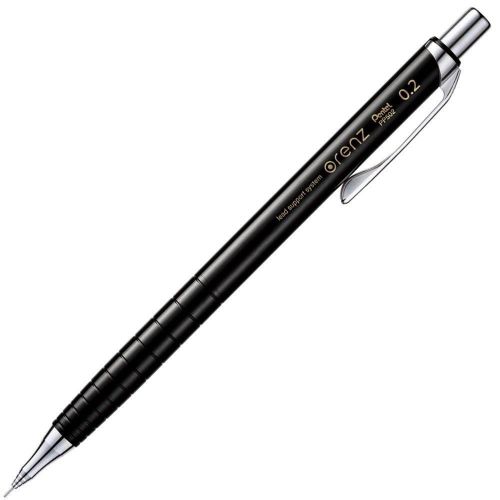 Pentel mechanical pencil orenz ultra fine 0.2mm black+extra lead * for sale