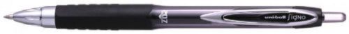 12 UNI-BALL SIGNO 207 BLACK  RT Ultra Fine Rollerball Pens #