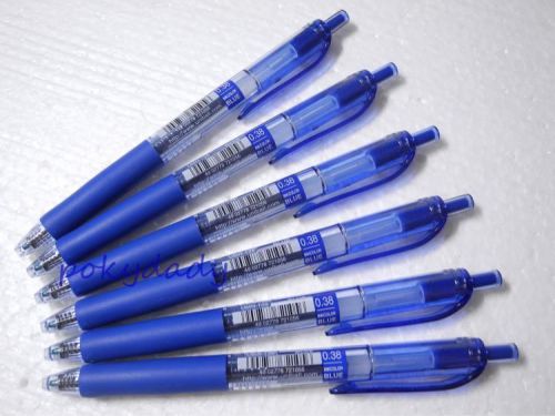 12 Pcs Uni-Ball Signo UMN-138 0.38mm ultra fine roller ball pen Blue(Japan)