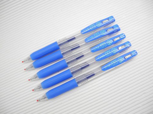 10pcs Zebra sarasa 0.4mm roller ball  pen Pale Blue smooth(Japan)