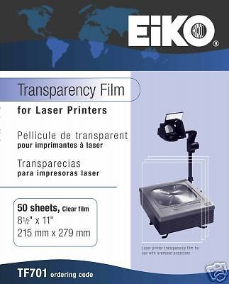 Transparency Film for Laser Printers - 2box