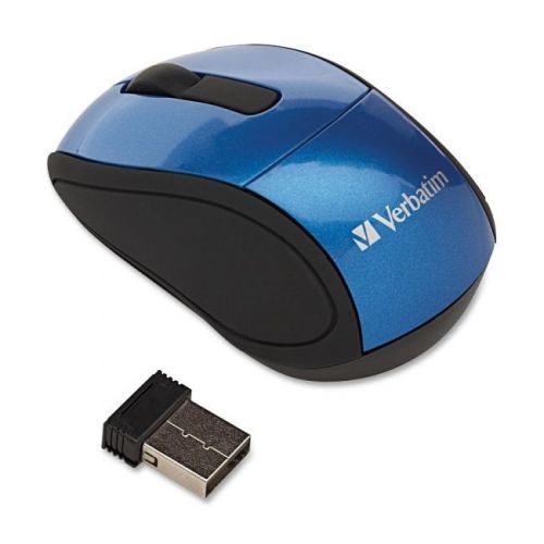Verbatim corporation 97471 wireless optical mouse - blue for sale
