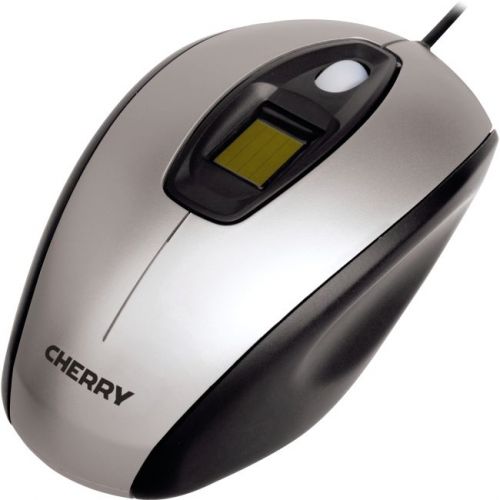 Cherry m-4230 biometric mouse silver/black for sale