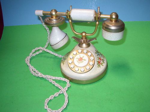 Vintage Empress French Victorian Style Telephone Flower   61C2