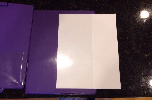 Lot of 10 catalog display clip boards for in home party sales - purple for sale