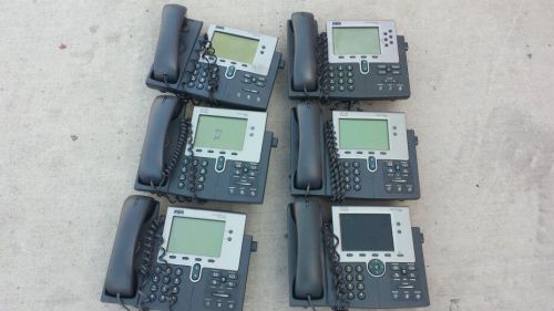 Lot&#039;s of 6 Cisco ip phone not tested