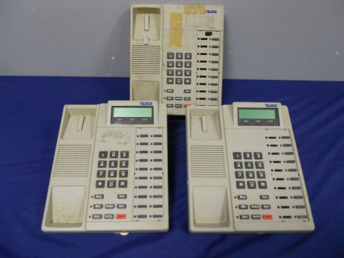 Teleco ust-1020dsd ust-1010dsd ust-1010ds business lot of 3x telephones for sale