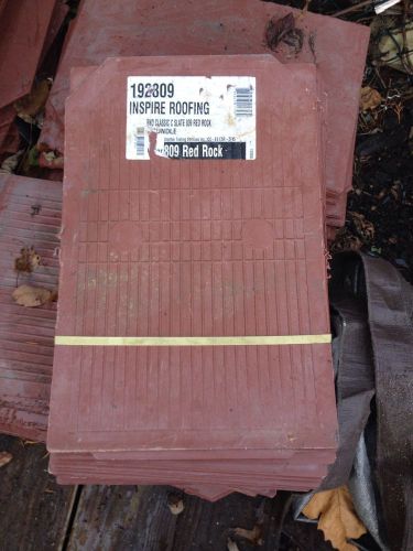 Inspire Classic Slate-Red Rock Color #809- Roofing Shingles About 10 Bdls