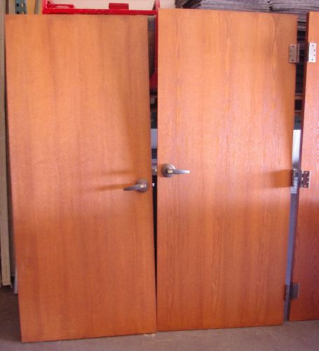 Cherry wood office doors for sale
