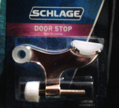 Schlage SC70Z-605E Bright Brass Hinge Pin Door Stop  NEW in Pkg!