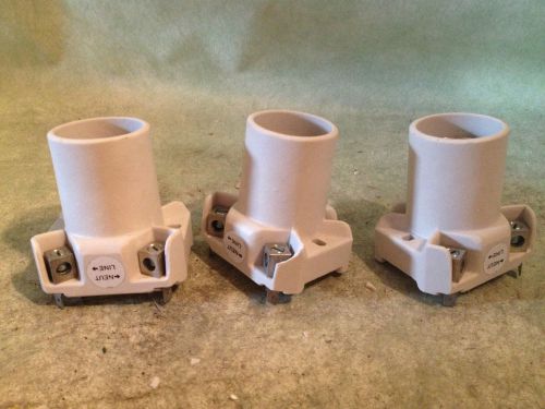 Three Light Bulb Sockets 106D791HO1 item #4106