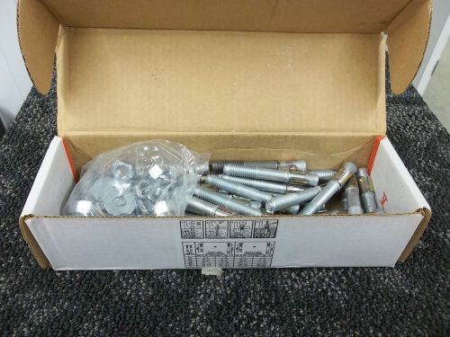 50 hilti kwik bolt ii concrete nut anchor 1/2 x 3 3/4&#034; 00045367 new for sale