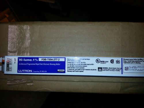 Lutron fdb-t554-277-2 dimming ballast,277v,45-9/32 in lamp for sale