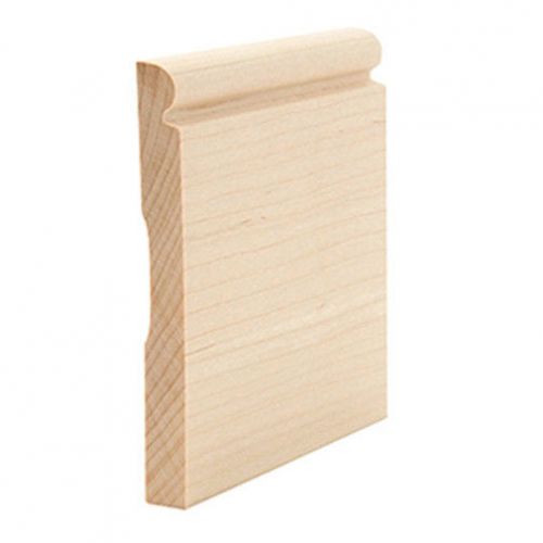 4&#034; Solid Maple Stain Grade Hardwood Base Moulding Wood Molding Baseboard Trim