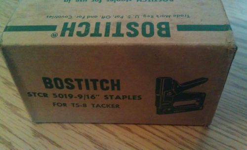 Bostitch staples 9/16&#034; long 1x case