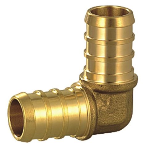 25 pics. 1/2&#034; x 1/2&#034; barbed brass elbow for pex for sale