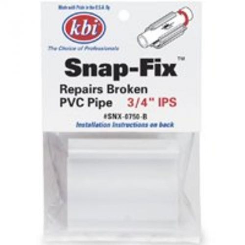 1/2 PVC Snap-Fix Repair Coupl NDS INC Plumbing SNX-0500-B 011651235208