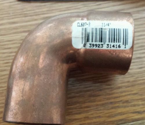 Nibco 1-1/4&#034; x 1-1/4&#034; copper street elbow 90 degree plumbing fitting cxc new for sale