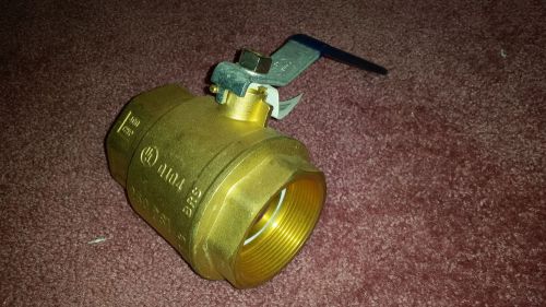 3 inch brass ball valve 3&#034; 250 psi female thread both ends for sale
