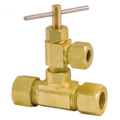 3-way coupling and valve 3/8&#034; inlet x 1/4&#034; outlet lead free 101599 needle valves for sale