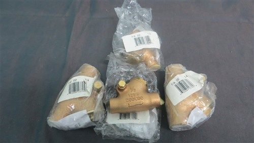 Lot of 4 NEW Check valves, 3/4&#034;, 1/2&#034;