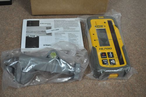 Spectra precision trimble hl700 laser receiver w/rod clamp  - new 3 yr warranty for sale