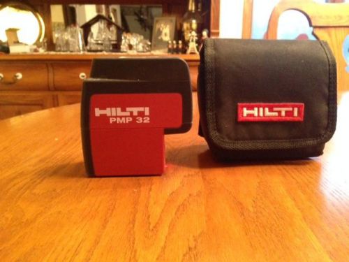 Hilti PMP32 Plumb Laser W/Case FREE SHIPPING!!! NO RESERVE!!!