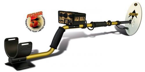 Fisher gold bug-2 nugget hunter metal detector - 10&#034; coil for sale