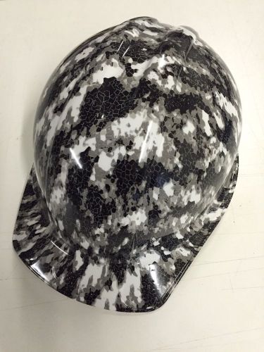 Hydro Dipped Hard Hat Defected Camo! Must See! /Water Transfer Printed!!!