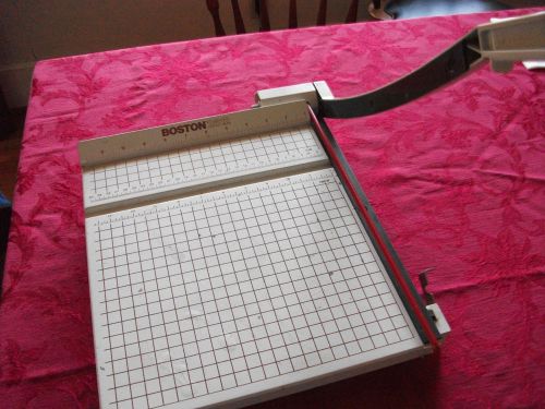 Used Boston 2612 Paper Cutter Trimmer -Off White