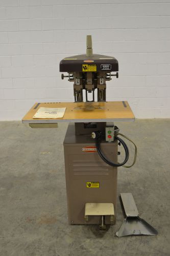 Challenge hydraulic model eh-3a 3 three head hole paper drill for sale