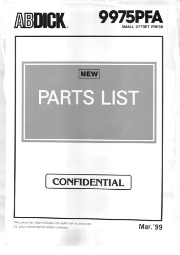 AB Dick 9975PFA Parts Manual (064)