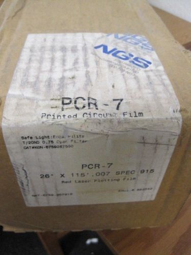 Konica PCR-7 Red Laser Plotting Film  26&#034; x 115&#039;  Spec 915