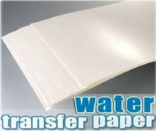 20PCS NEW A4 INKJET LIGHT WATER TRANSFER PAPER CUP SLIDE DECAL CRAFT DIY