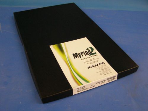New in box xante myriad 2 polyester plates 11 x18.5 100 plates! for sale