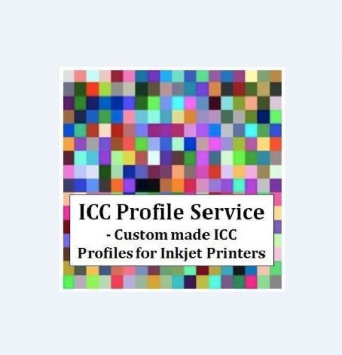 ICC Profile Service-Custom Made ICC Profile for WIDE FORMAT SUBLIMATION PRINTER