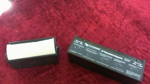 LOT OF 2 COMPUGRAPHIC RELOADABLE MAGAZINES. VINTAGE (8&#034; &amp; 12&#034;)