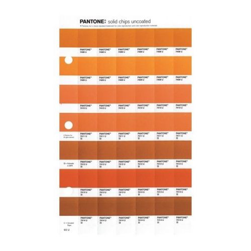 PANTONE Chips Book Individual Pages - Solid, Metallic, Pastel &amp; Textiles colors