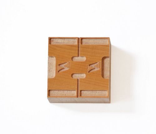 Letterpress Aldine Ornamented wood type 10 line - 90 pieces