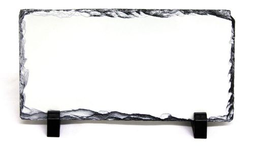 30x16cm rectangle sublimation rock slate prinatble white photo heat press sh16 for sale