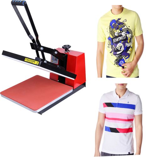 15&#034; x 15&#034; digital clamshell heat press transfer t-shirt sublimation machine ce for sale
