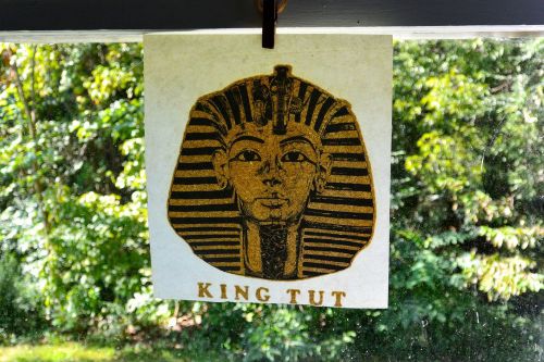 NOS Rare HTF Vintage King Tut Iron-on T-Shirt Transfer 