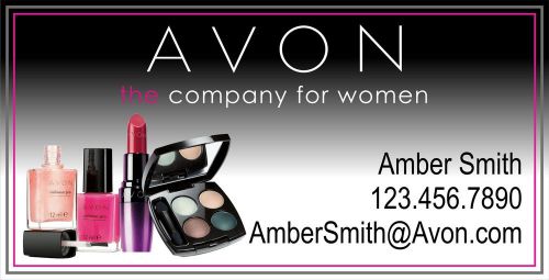 Avon Banner Trade Shows Events 3&#039;x6&#039; with grommets Customize with YOUR Name!