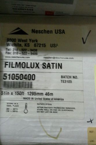 Neschen Filmolux Satin 5105400 Vinyl Film 51 x 150 ft
