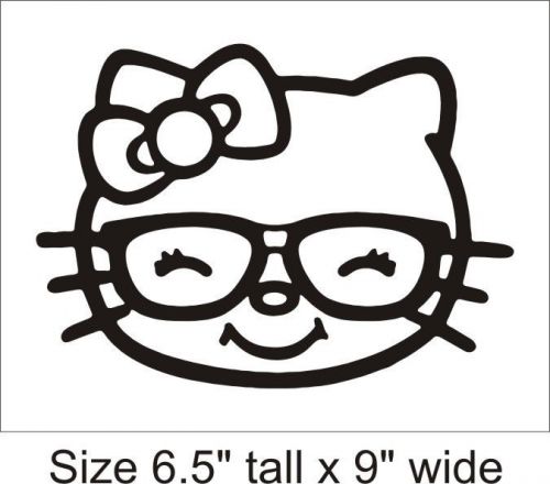2x hello kitty dragon costume car truck vinyl window decal decals graphi - 1256 for sale