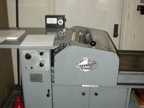 Vandercook universal 1 proof press, power carriage. for sale