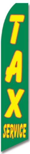 TAX SERVICE X-Large Swooper Flag - N-1064A