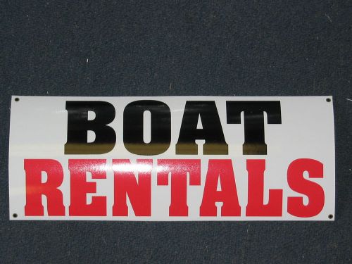 BOAT RENTALS Banner Sign *NEW* All Weather for Row Paddle Sailboat Canoue Kayak