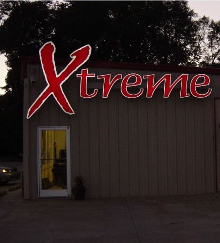 2 huge commercial business signs large led &amp; neon store xtreme extreme save $ for sale